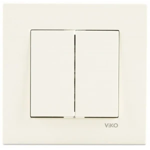 Вимикач VIKO Karre 2 клавіші 90960102