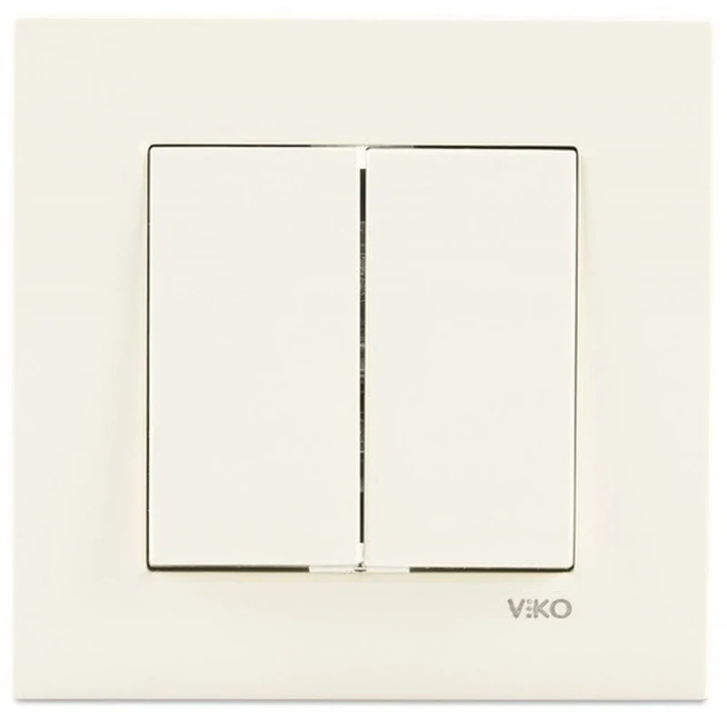 Вимикач VIKO Karre 2 клавіші 90960102