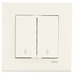 Вимикач VIKO Karre 2 клавіші 90960117