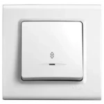 Вимикач VIKO Linnera 1 клавіша з підсвіткою 90400063