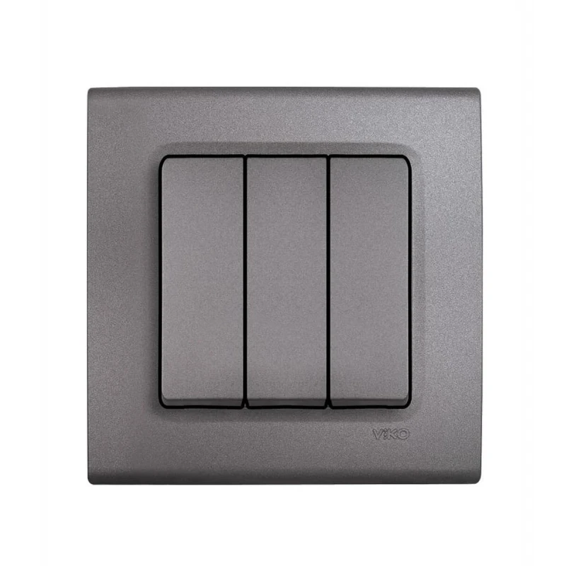 Вимикач VIKO Linnera 3 клавіші 90402068