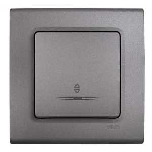 Вимикач VIKO Linnera 1 клавіша з підсвіткою 90402063