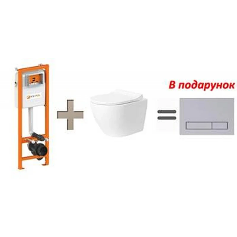 Інсталяція для підвісного унітазу KK Pol ZSP/M400/0/K