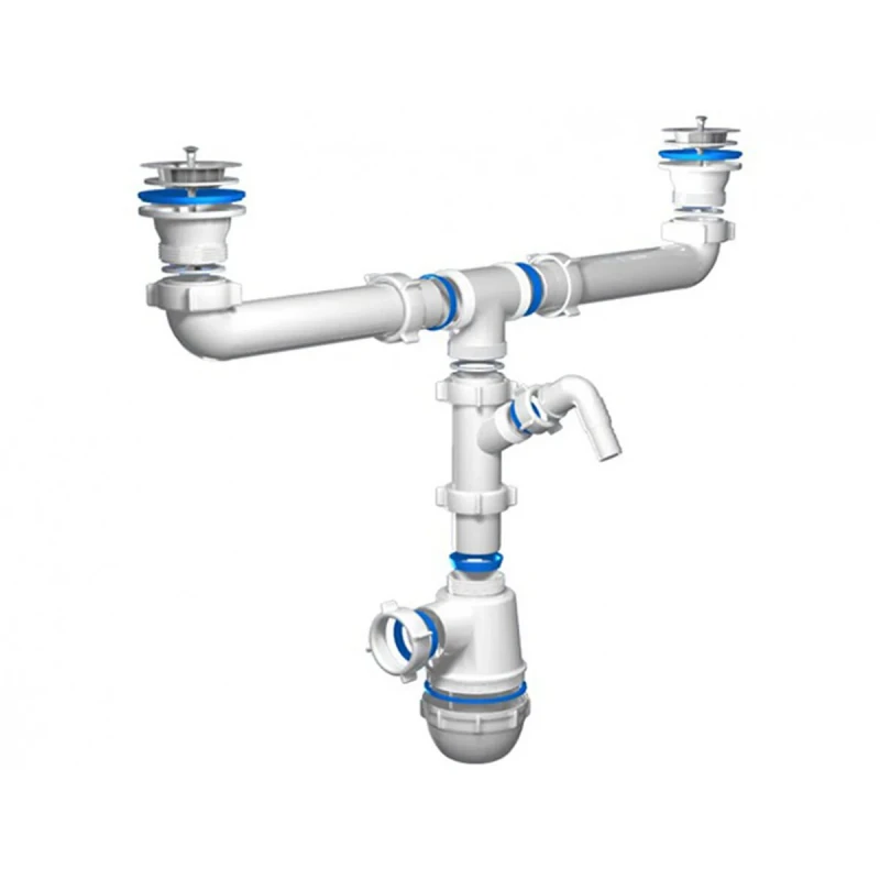 Сифон двойной для мойки Ani Plast А 35 00