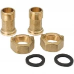 Гайки штуцерами для водомеров ЭКО 3/4