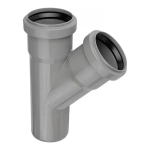 Тройник внутренний OSTENDORF HT Safe ф 70х50мм x45° Тройник внутренний OSTENDORF HT Safe ф 70х50мм x45°