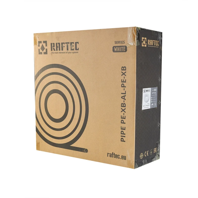 Труба металопластикова RAFTEC White (PEX-B/AL/PEX-B) (MPT1620) 16х2.0 мм MPT1620