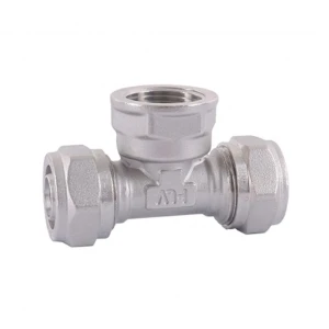 Тройник HLV с внутренней резьбой неразборная 16x1/2x16 114332 Тройник HLV с внутренней резьбой неразборная 16x1/2x16 114332