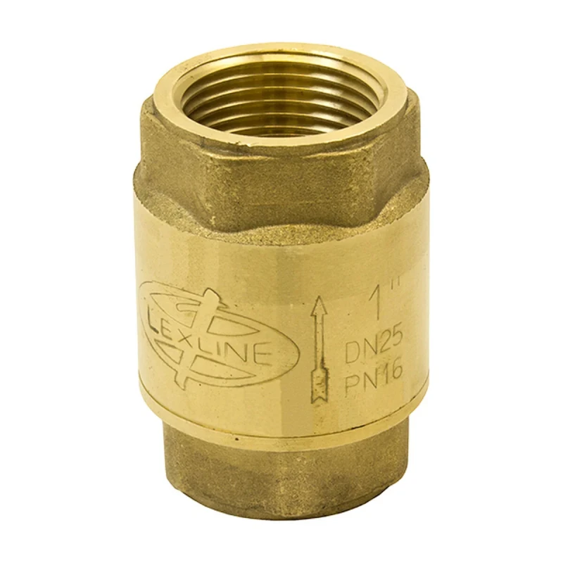 Клапан зворотного ходу води Lexline PN40 ВВ 25мм 1