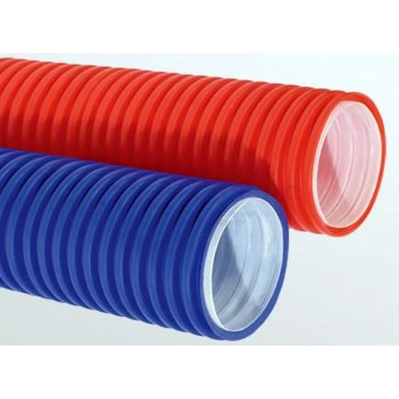 Труба захисна гофрована Kan-Therm PUSH 25 мм червона