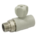 Кран радиаторный прямой PPR ASG PN20 ЗЗ 25мм 3/4