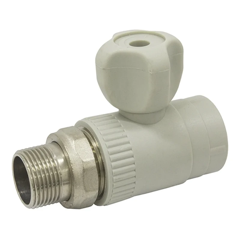 Кран радіаторний прямий PPR ASG PN20 ЗЗ 25мм 3/4 