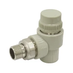 Кран радиаторный термостатический угловой PPR ASG 20мм 1/2