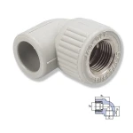 Колено PPR Ekoplastik ВВ 25х1/2