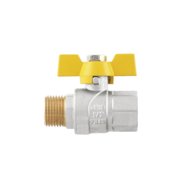Кран кульовий Raftec YELLOW PN40 ЗВ 1/2