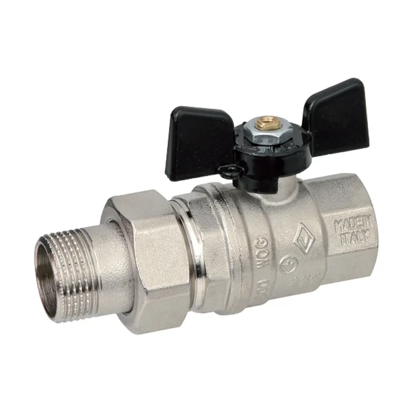 Кран кульовий з американкою Bugatti Oregon PN64 ВЗ 1/2