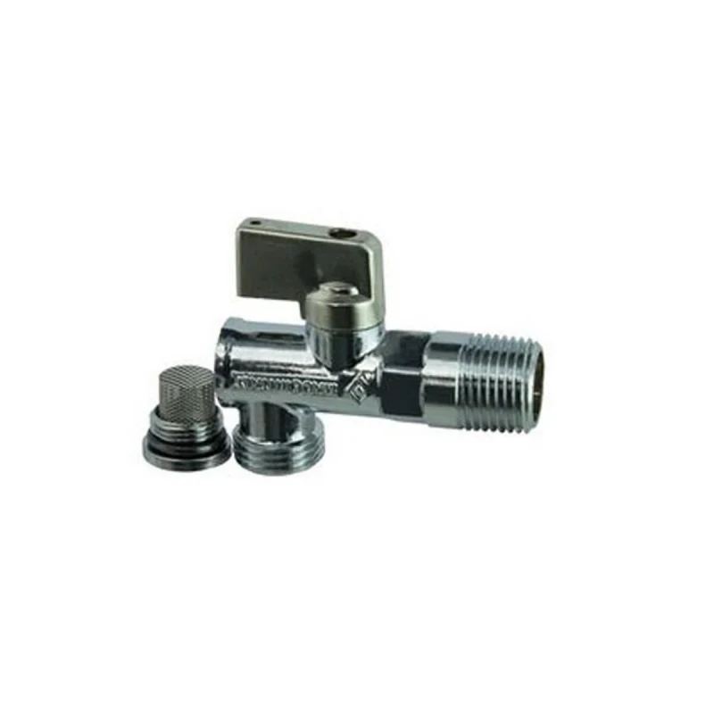 Кран приладовий кульовий кутовий з фільтром Bugatti1 / 2 