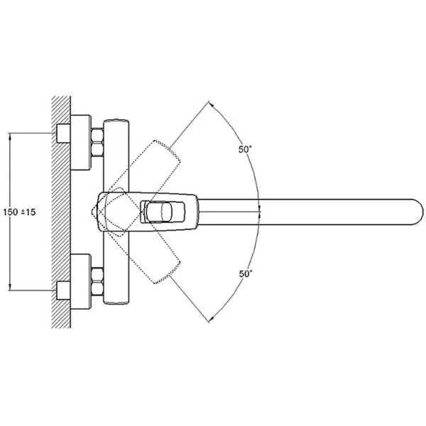 Змішувач для ванної G-lauf LEF7- A232