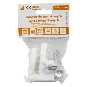 Кріплення для унітазу кутовий KK Pol АКС / 335