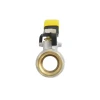 Кран кульовий Raftec YELLOW DN20 (3/4’’) ВВ ручка GRH2