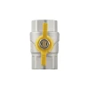 Кран кульовий Raftec YELLOW DN20 (3/4’’) ВВ метелик GRB2