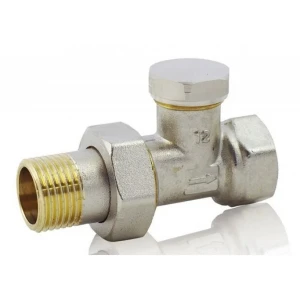 Кран Gross термостатичний під термоголовку прямий 1/2