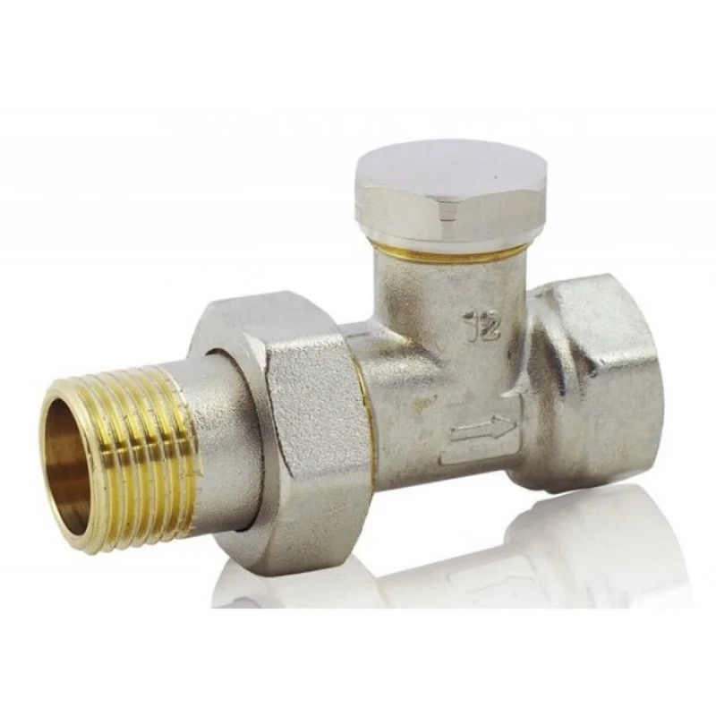 Кран Gross термостатический под термоголовку прямой 1/2