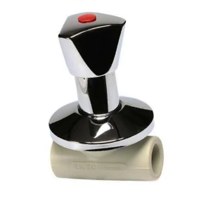 Вентиль під штукатурку прохідний PPR Ekoplastik 20мм SVEPLR020X