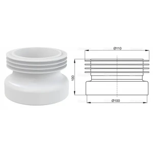 Гнучка труба для унітазу Alcaplast А99