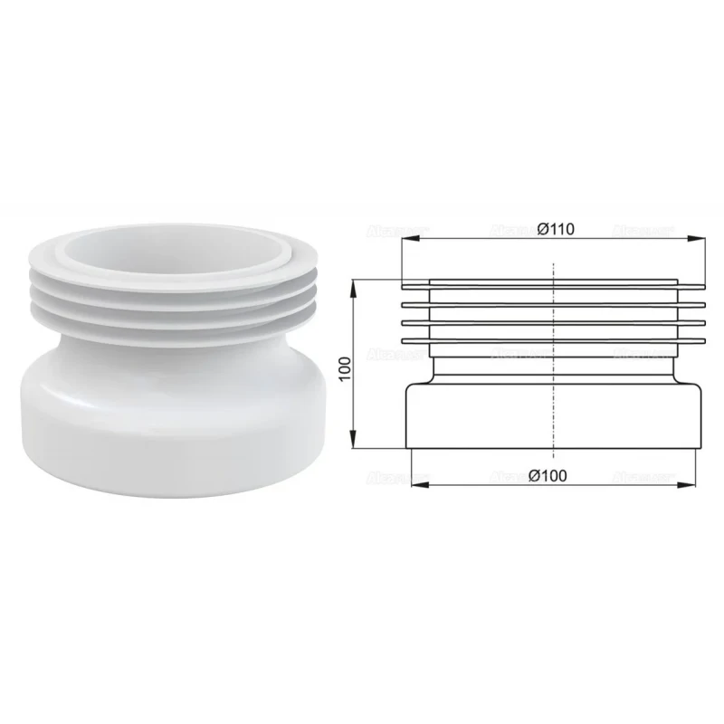 Гнучка труба для унітазу Alcaplast А99