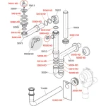 Сифон для умивальника Alcaplast A434