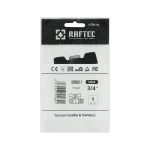 Кран кульовий Raftec BLACK PN40 ЗВ 3/4