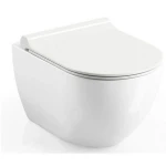 Сидіння з кришкою для унітазу Ravak Uni Chrome Slim white X01550