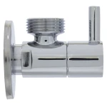 Кран кутовий з керамічним запірним елементом Raftec PN10 ЗЗ 1/2