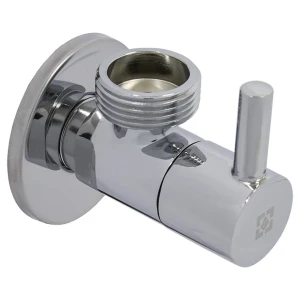 Кран кутовий з керамічним запірним елементом Raftec PN10 ЗЗ 1/2