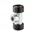 GEBO QUICK QT зажимной тройник с резьбой DN15 19.7-21.8мм x1/2