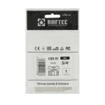 Кран кульовий Raftec RED PN40 ВВ 3/4