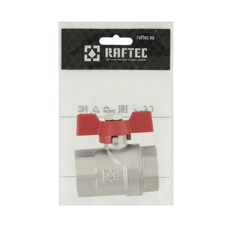 Кран кульовий Raftec RED PN40 ВВ 3/4