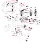 Бачок Alcaplast для унитаза под кирпичную кладку AM112