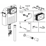 Бачок Alcaplast для унитаза под кирпичную кладку AM112