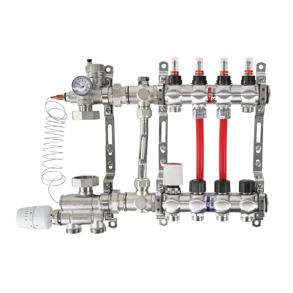 Колектор з витратомірами Raftec STEEL 1