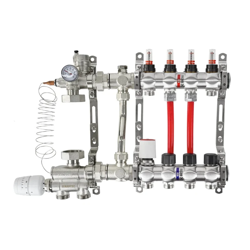 Колектор з витратомірами Raftec STEEL 1