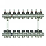 Колектор з витратомірами Raftec STEEL 1