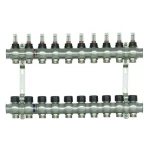 Колектор з витратомірами Raftec STEEL 1