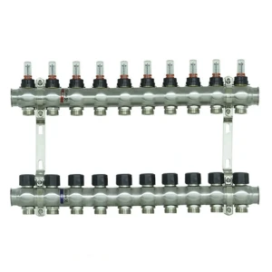 Колектор з витратомірами Raftec STEEL 1