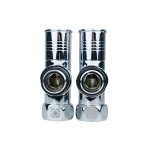 Кран вентильний кутовий Raftec PN10 ЗВ 1/2