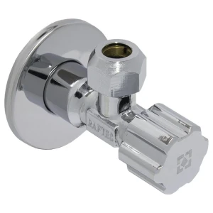 Кран кутовий з керамічним запірним елементом Raftec PN10 ЗЗ 1/2