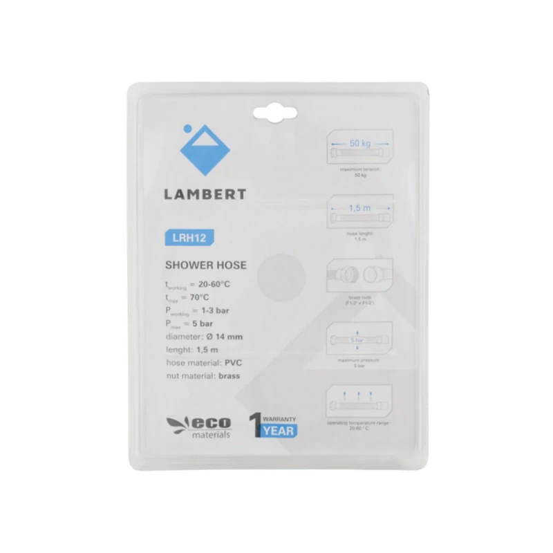 Шланг душовий Lambert LRH12 1.5м