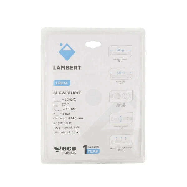 Шланг душовий Lambert LRH13 1.5м