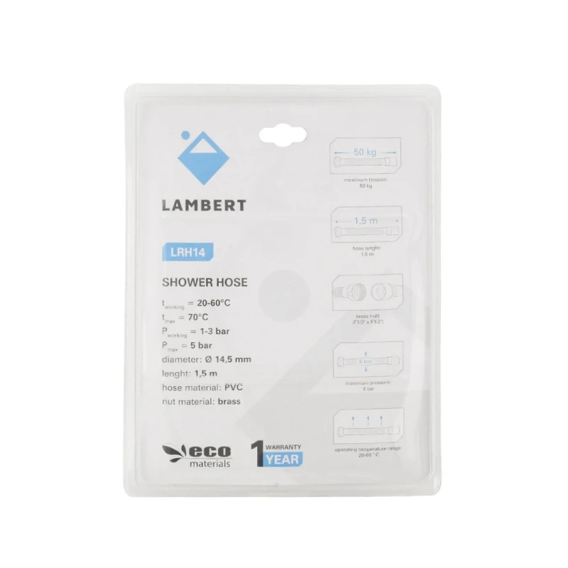 Шланг душовий Lambert LRH13 1.5м